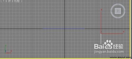 图2：3dmax2010软件绘制直线