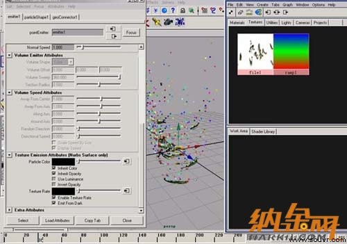 paint effect结合maya粒子制作动画 飞特网 maya入门教程