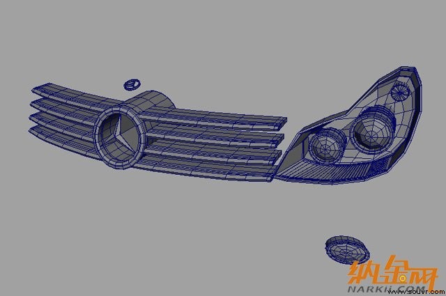 maya打造奔驰cls 550跑车 飞特网 maya建模教程7