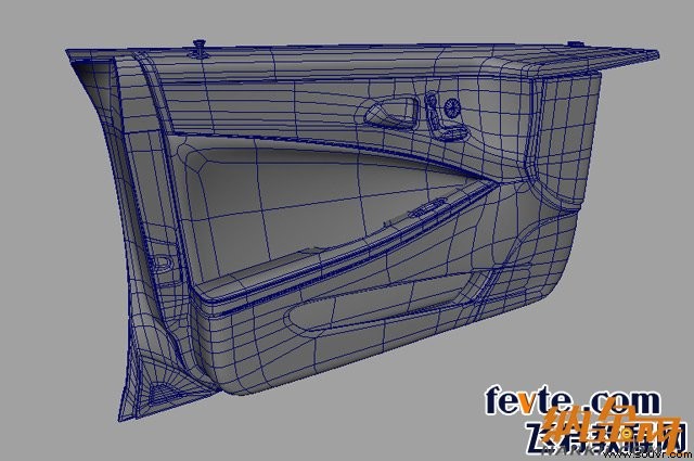 maya打造奔驰cls 550跑车 飞特网 maya建模教程interior6