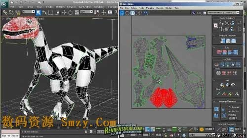 3dsMax 2012 UV贴图工作流程教程缩略图2