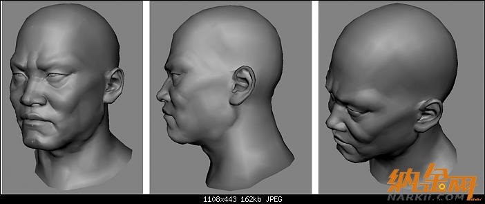 maya+zb打造武士头部模型 飞特网 maya建模教程