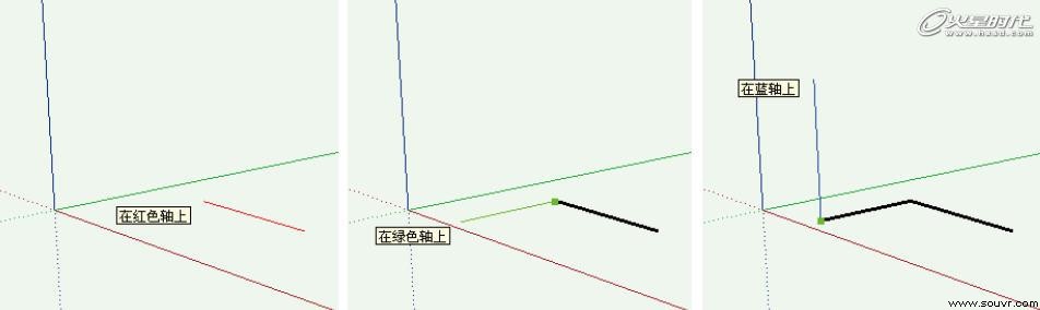 图6 平行于坐标轴的线