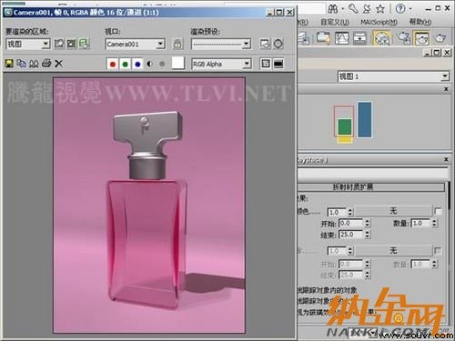 3dsmax玻璃材质制作教程 图14