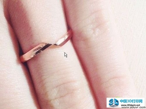 选一枚3D打印戒指 在情人节向她求婚吧