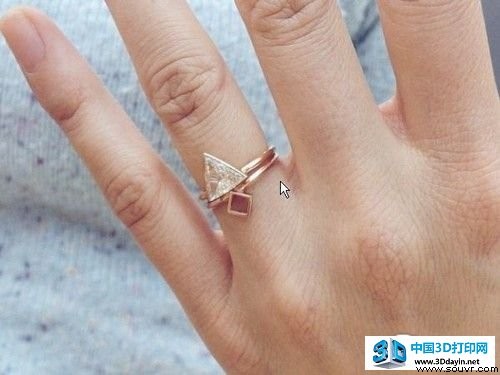 选一枚3D打印戒指 在情人节向她求婚吧