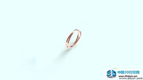 选一枚3D打印戒指 在情人节向她求婚吧