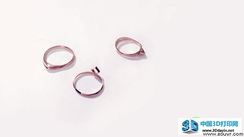 选一枚3D打印戒指 在情人节向她求婚吧