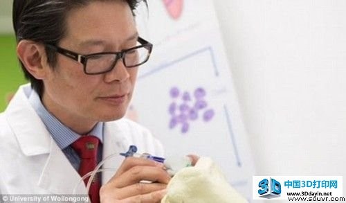 类似3D打印 新科技可“画”出骨骼组织