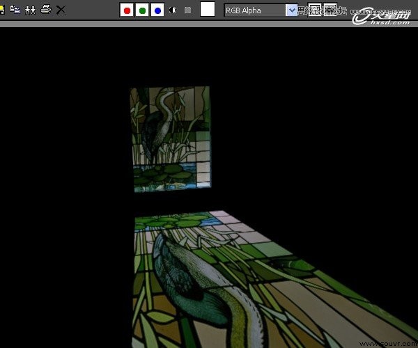 3ds Max打造彩色玻璃效果图教程,PS教程,思缘教程网