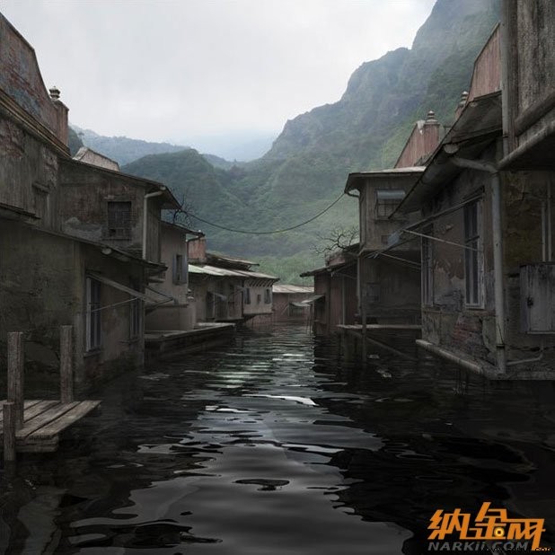 雨后乡村效果 - 3D作品制作 - 3D动画教程 -  77_e3c179ba.jpg