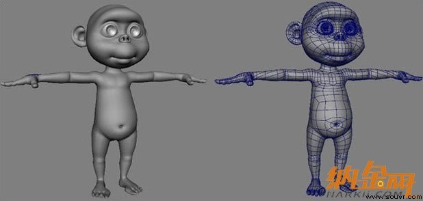 《敲竹鼓的野猴子》Maya作品制作流程 - 3D动画教程 -  77_60a70b87.jpg