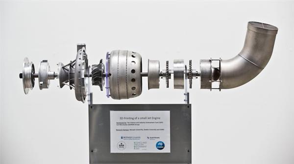 Safran推出世界上第一个3D打印喷气发动机