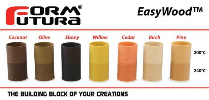Formfutura推出四款新型木质3D打印材料