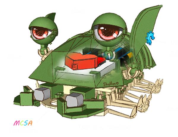见证”Shellmo” 带有心脏的模快化3D打印机器人