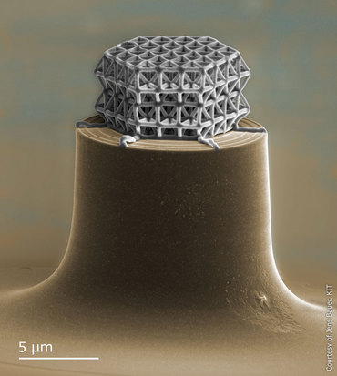 科学家3D打印微型晶格结构承载能力接近理论值