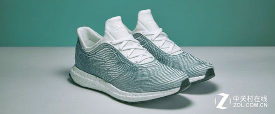 阿迪达斯使用海洋垃圾3D打印环保运动鞋