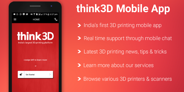 think3D推出将3D打印装进口袋的全新手机APP