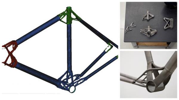 世界最轻钛合金3D打印自行车架仅重999克