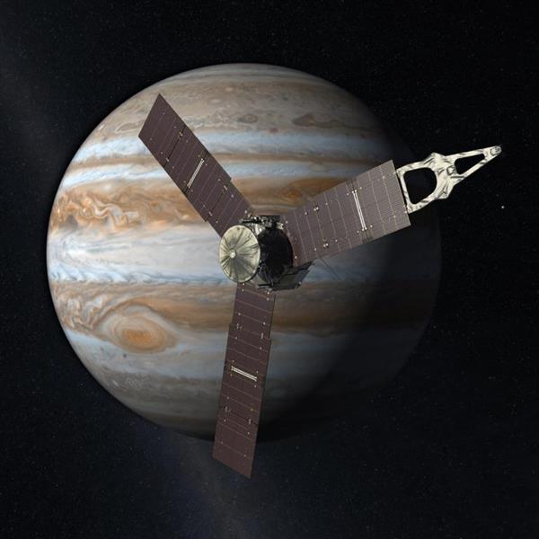 使用3D打印部件航天器Juno成功进入木星轨道