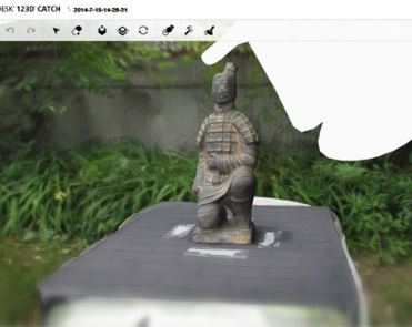 Autodesk 123D Catch照片建模