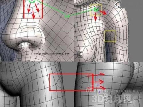 3D建模基础之布线相关规则与技巧