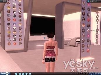 3DSNS虚拟社区Hapame 网络广告的新载体