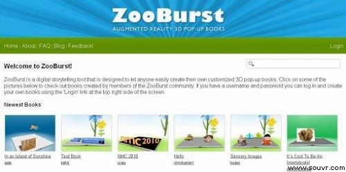 Alpha.ZooBurst.com：创建3D图书