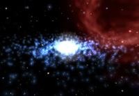 用来渲染星系的粒子系统