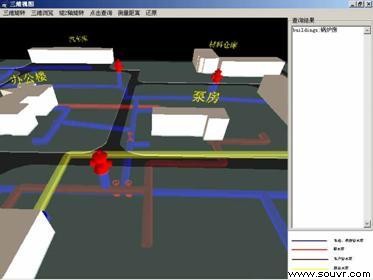 图9 地下管线效果图