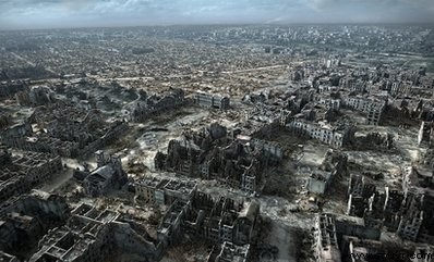   这是第二次世界大战后，1945年华沙春天的景象