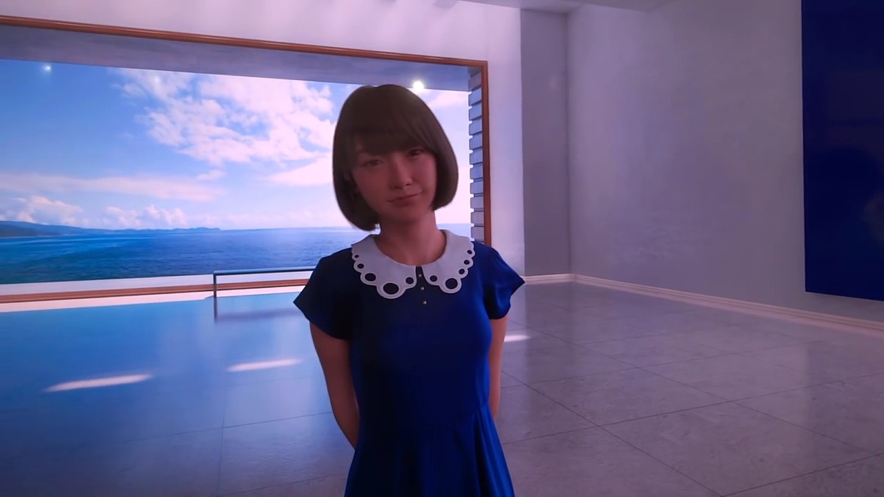 日本超逼真CG美少女纱耶VR演示截图赏