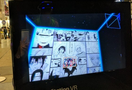 VR空间看漫画，《JumpFesta2017》集英社展区体验