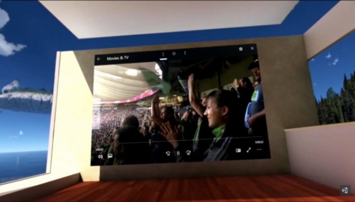 微软展示VR版Windows操作系统
